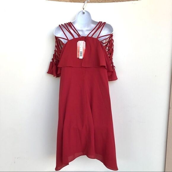 NWT Gianni Bini Marina Dress Spiced Red size S - Picture 2 of 11